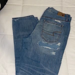 Ripped mom jeans
